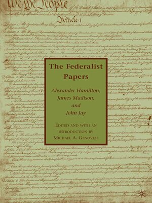 cover image of The Federalist Papers